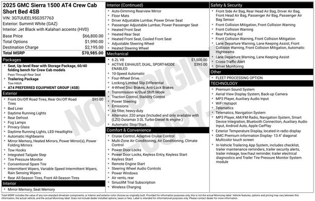 Used 2025 GMC Sierra 1500 AT4 AWD/4WD image 25