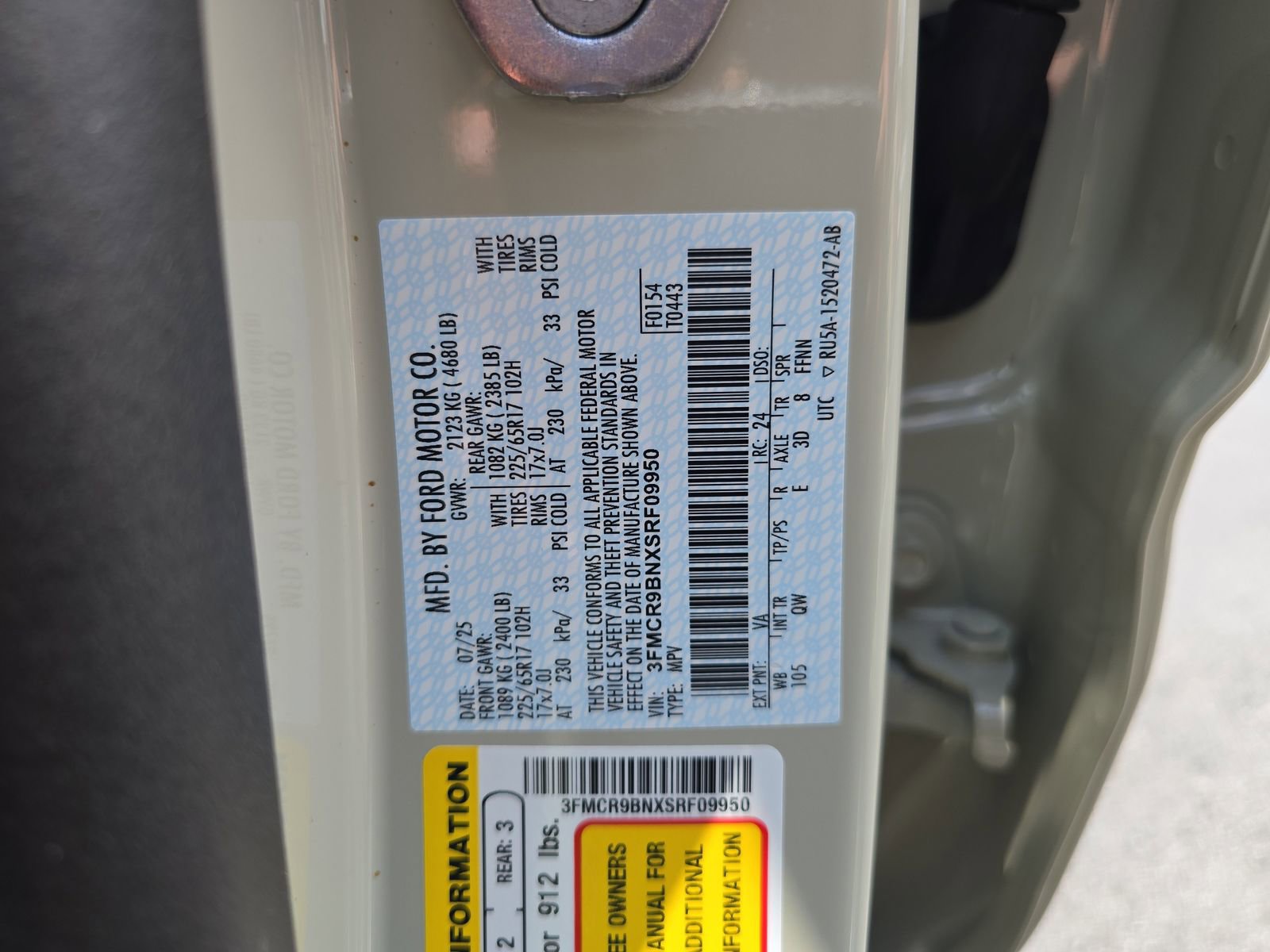 New 2025 Ford Bronco Sport Big Bend w/ Convenience Package image 28