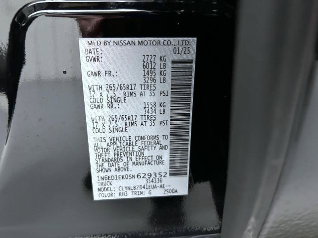 Certified 2025 Nissan Frontier SV AWD/4WD image 25