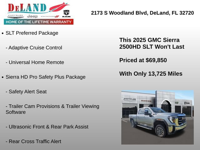 Used 2025 GMC Sierra 2500 SLT w/ SLT Premium Package image 36