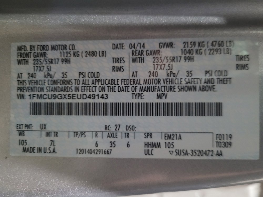 Used 2014 Ford Escape SE w/ Equipment Group 201A AWD/4WD image 33