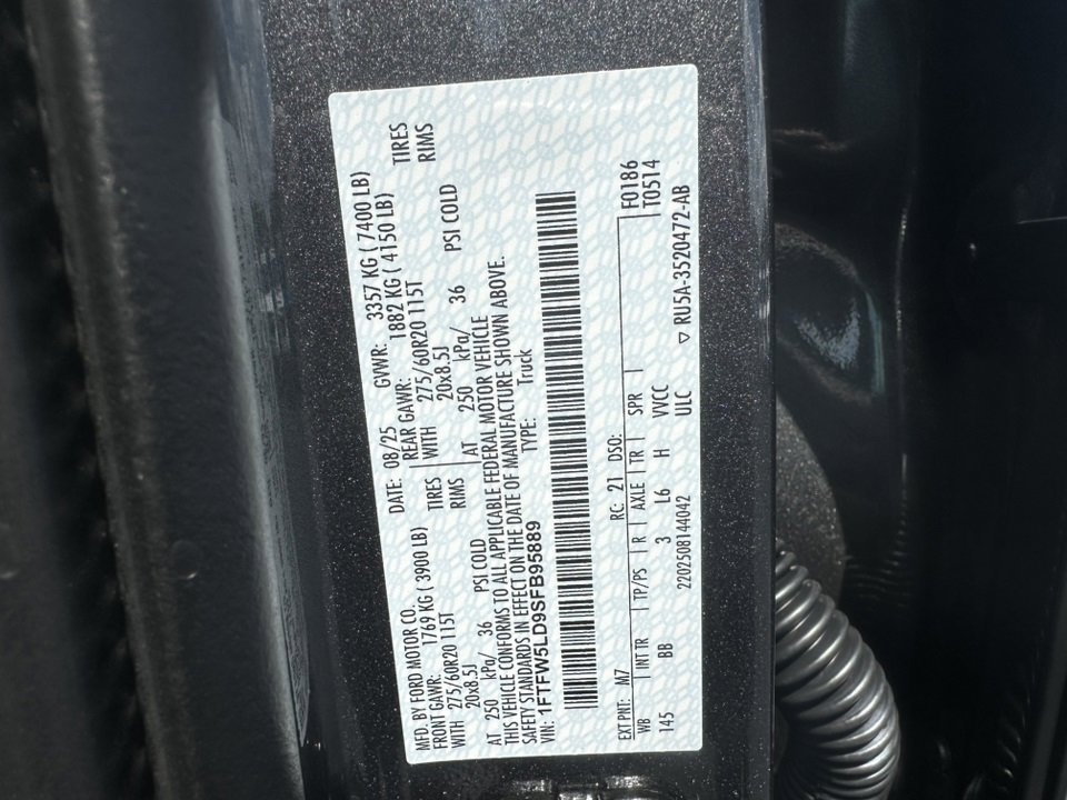 New 2025 Ford F150 Lariat w/ Equipment Group 501A Mid image 19