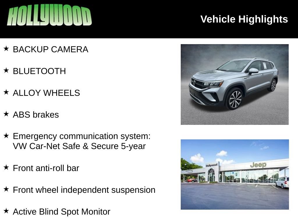 Used 2024 Volkswagen Taos SE FWD image 3
