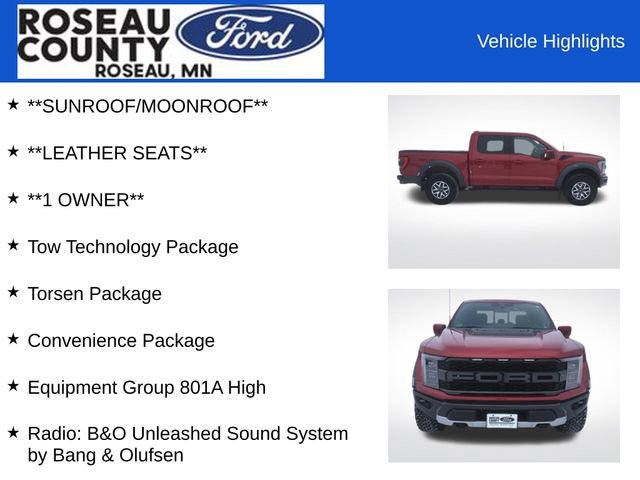 Used 2022 Ford F150 Raptor w/ Equipment Group 801A High image 35