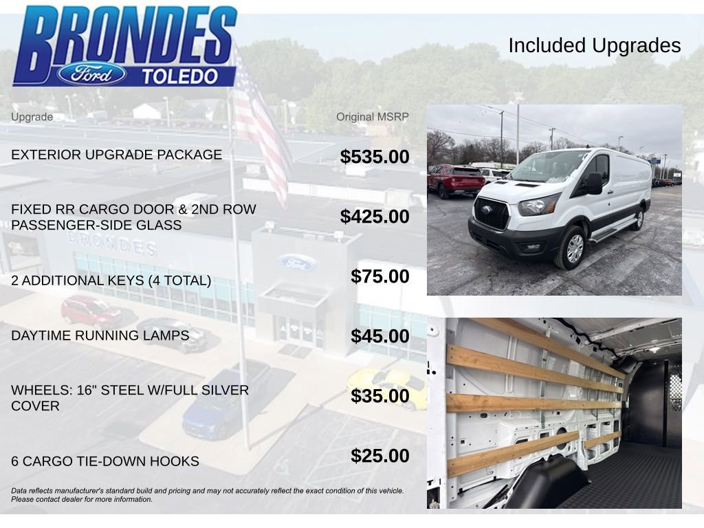 Used 2024 Ford Transit 250 Low Roof w/ Exterior Upgrade Package RWD image 6