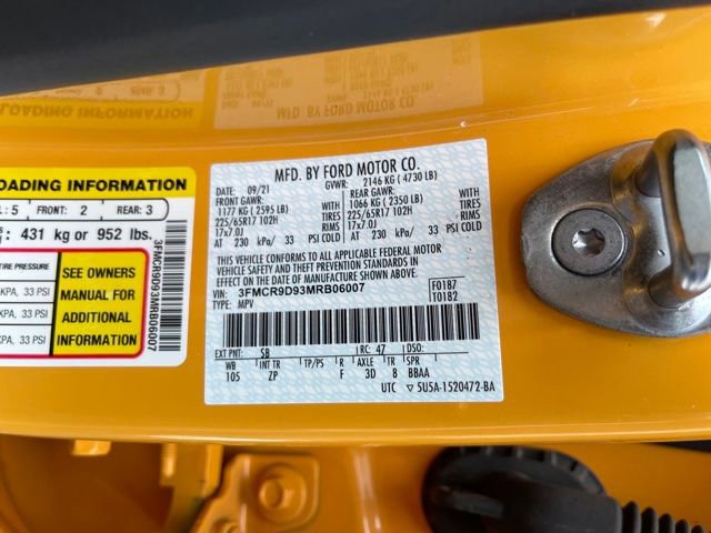 Used 2021 Ford Bronco Sport Badlands w/ Badlands Package image 19