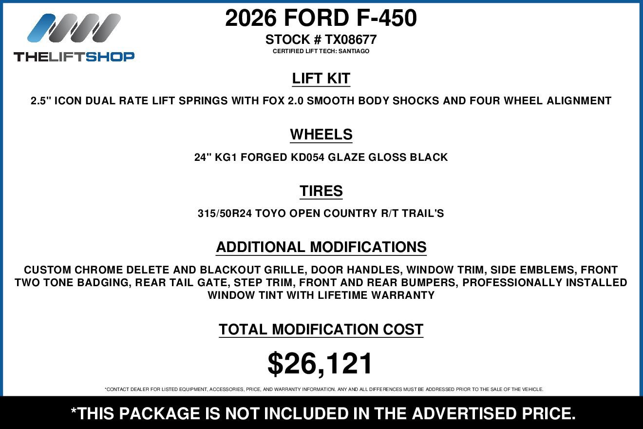 Used 2026 Ford F450 King Ranch w/ Chrome Package image 2