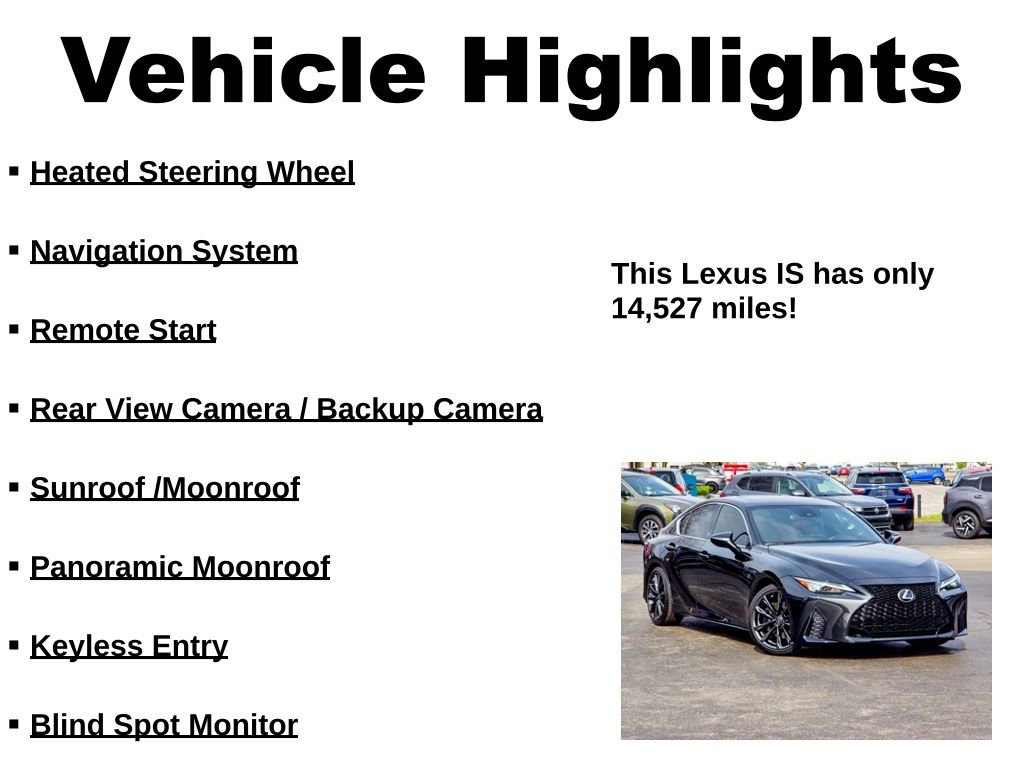 Used 2025 Lexus IS 350 F Sport RWD image 41