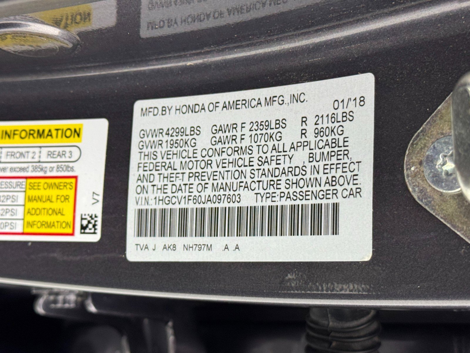 Used 2018 Honda Accord EX-L image 46