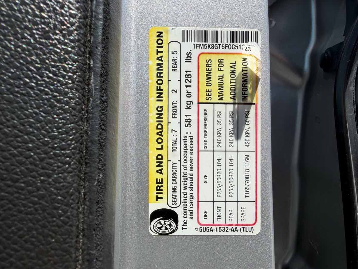 Used 2015 Ford Explorer Sport w/ Equipment Group 401A AWD/4WD image 13