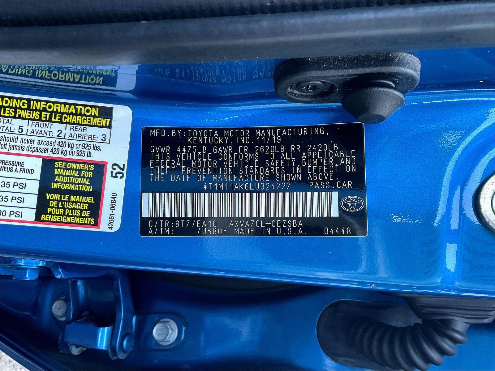 Used 2020 Toyota Camry SE w/ Convenience Package FWD image 19