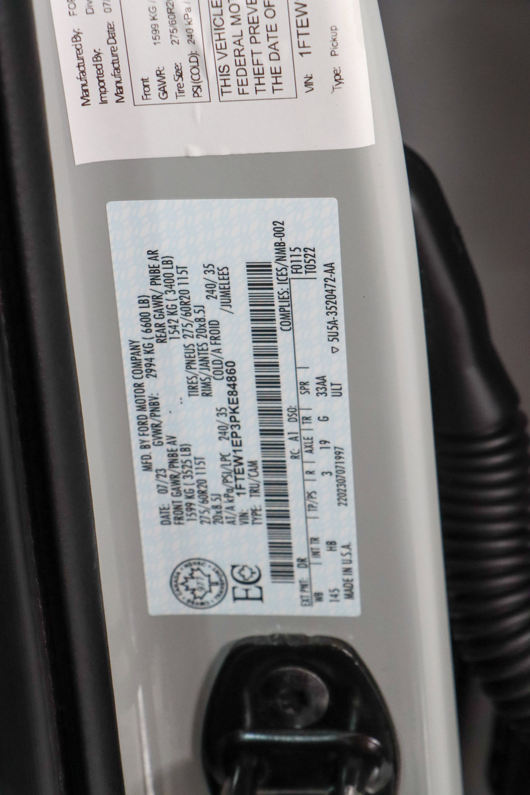 Used 2023 Ford F150 Lariat w/ Equipment Group 502A High image 34