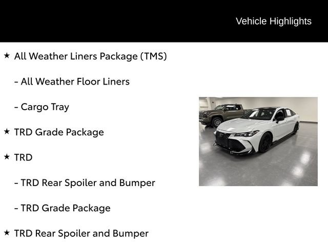 Certified 2021 Toyota Avalon TRD FWD image 7