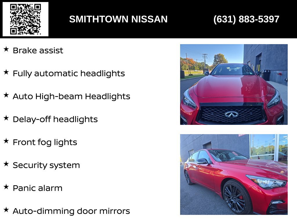 Used 2023 INFINITI Q50 Red Sport 400 AWD/4WD image 12