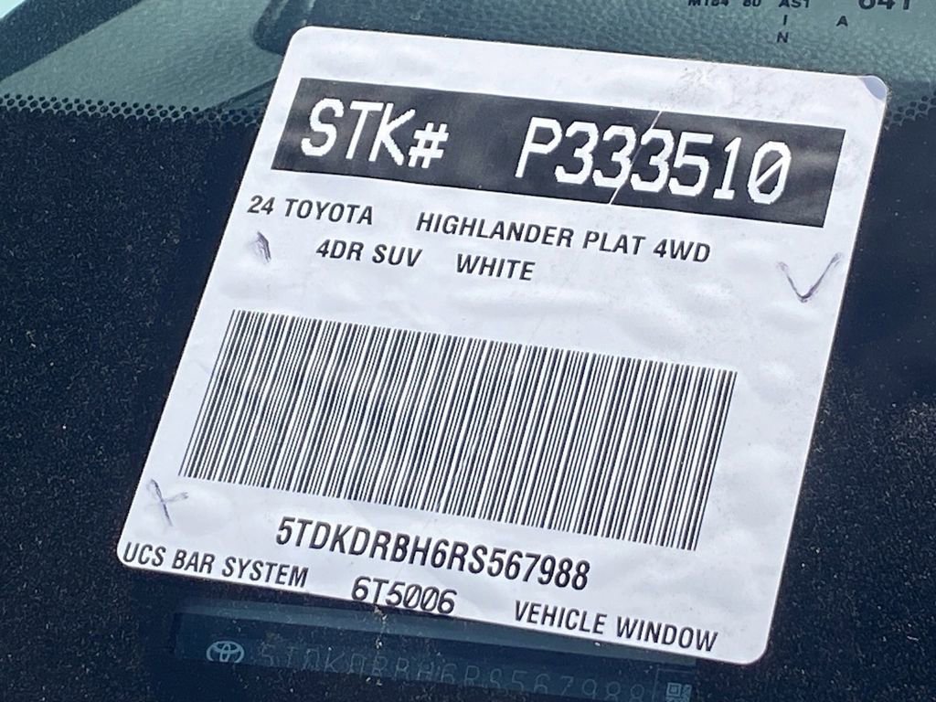 Used 2024 Toyota Highlander Platinum image 37