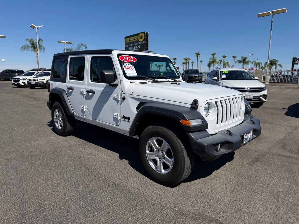 Used 2022 Jeep Wrangler Unlimited Sport AWD/4WD image 1