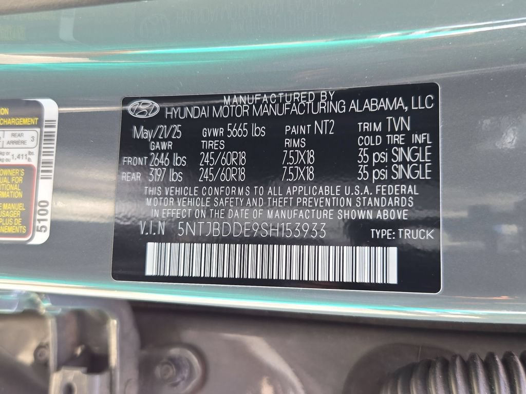 Used 2025 Hyundai Santa Cruz SEL AWD/4WD image 28