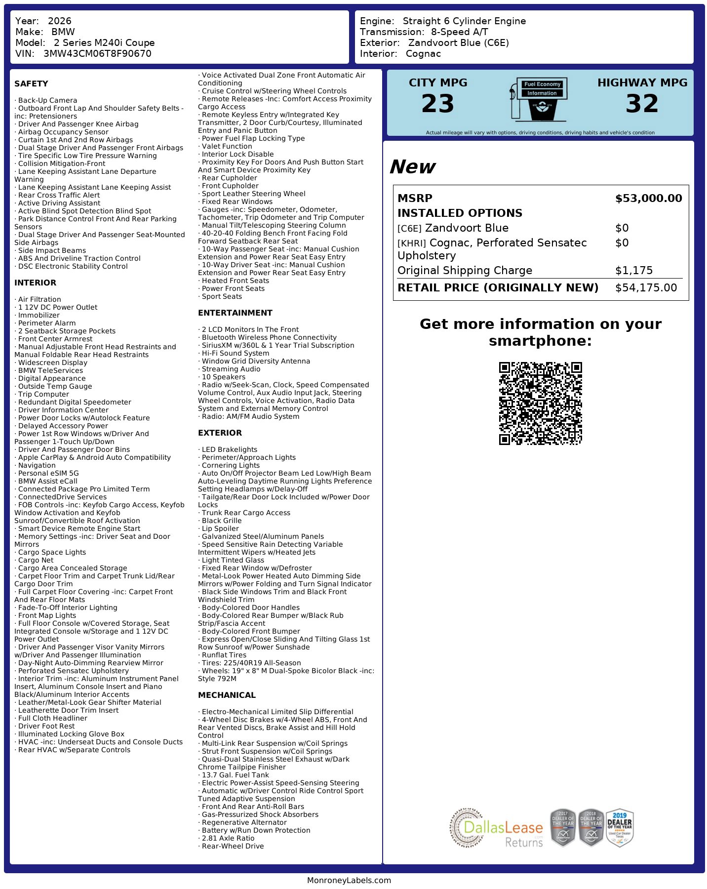 Used 2026 BMW M240i M240i w/ Premium Package image 2