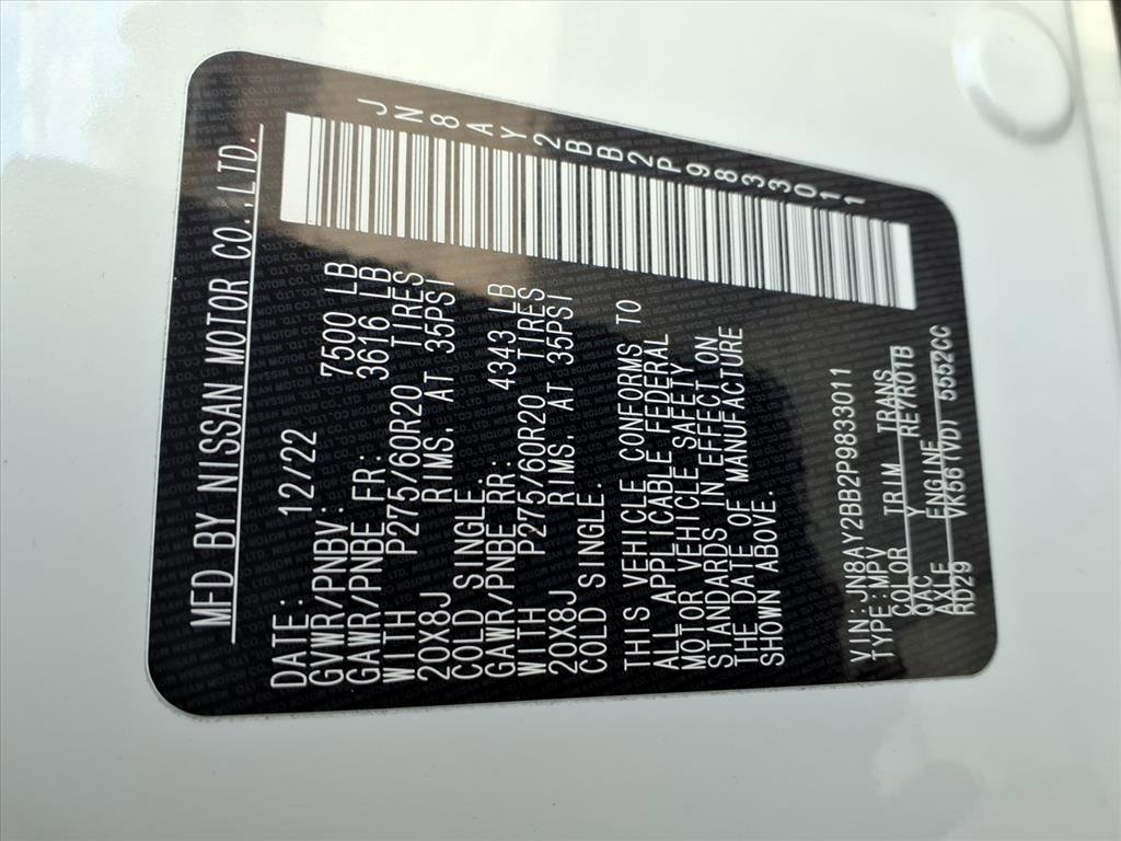 Certified 2023 Nissan Armada SL w/ Midnight Edition Package image 25