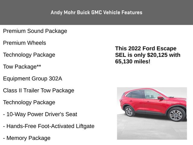 Used 2022 Ford Escape SEL w/ Technology Package AWD/4WD image 8
