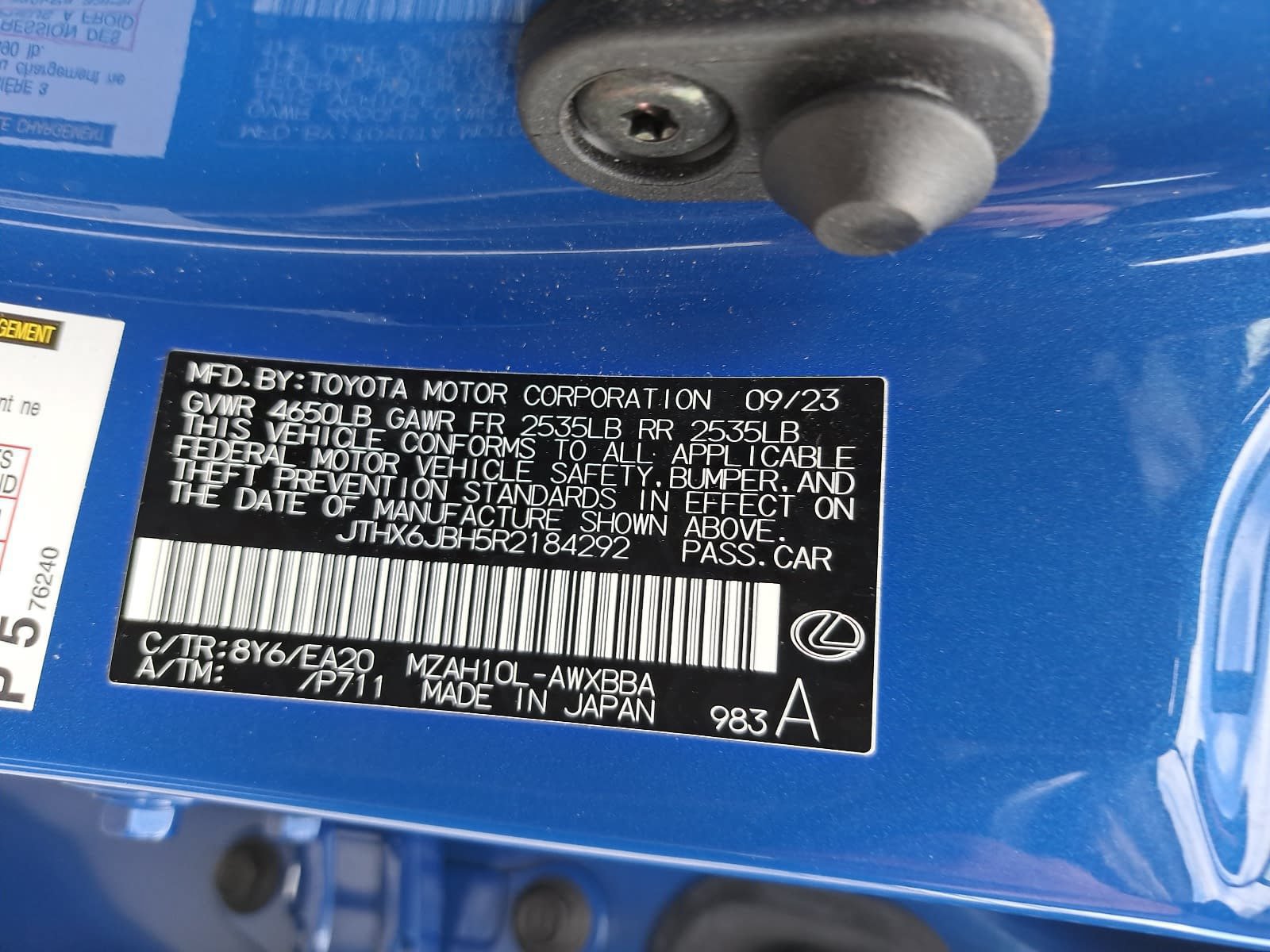 Used 2024 Lexus UX 250h FWD image 40