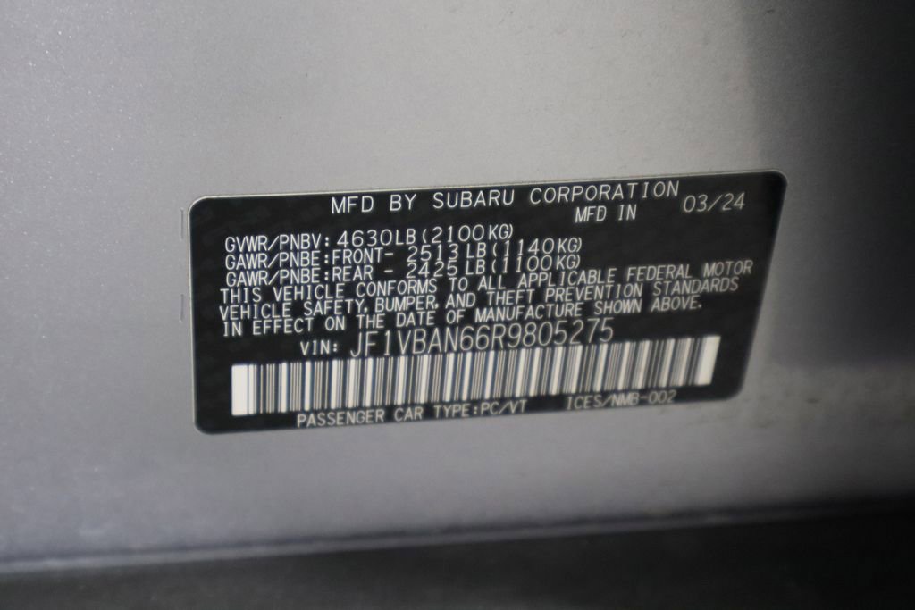 Used 2024 Subaru WRX Limited image 20