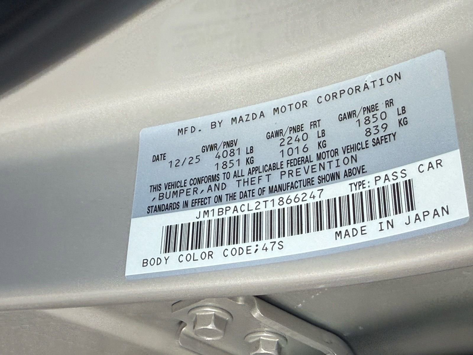 New 2026 MAZDA MAZDA3 2.5 S Sedan w/ Preferred Pkg FWD image 27