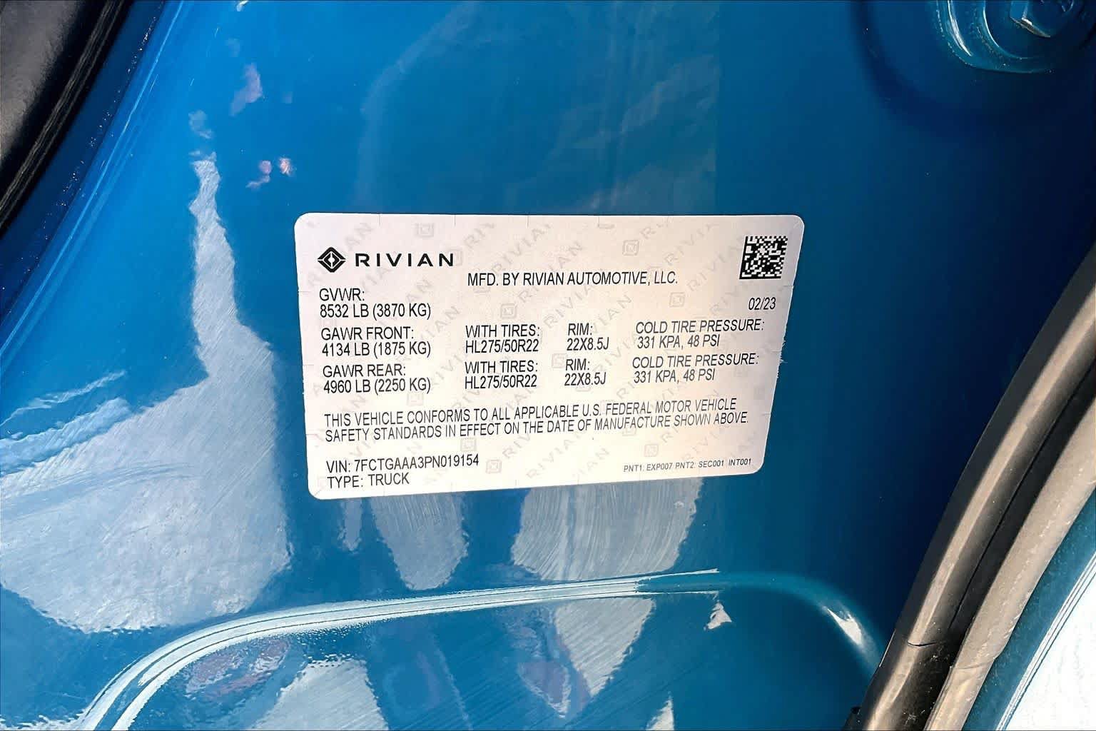 Used 2023 Rivian R1T Adventure AWD/4WD image 33