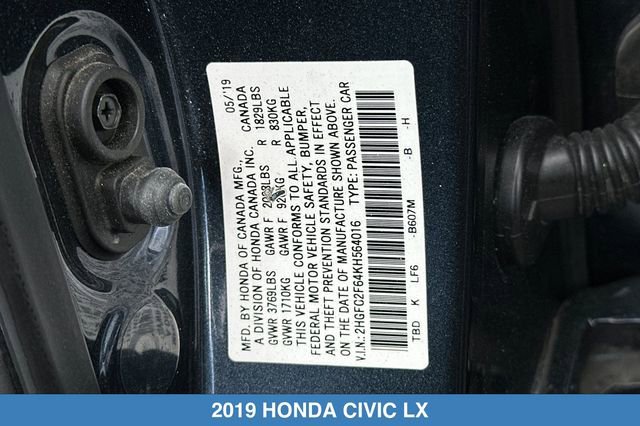 Used 2019 Honda Civic LX image 30