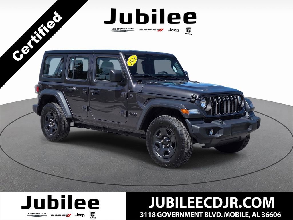 Used 2024 Jeep Wrangler Unlimited Sport AWD/4WD image 1