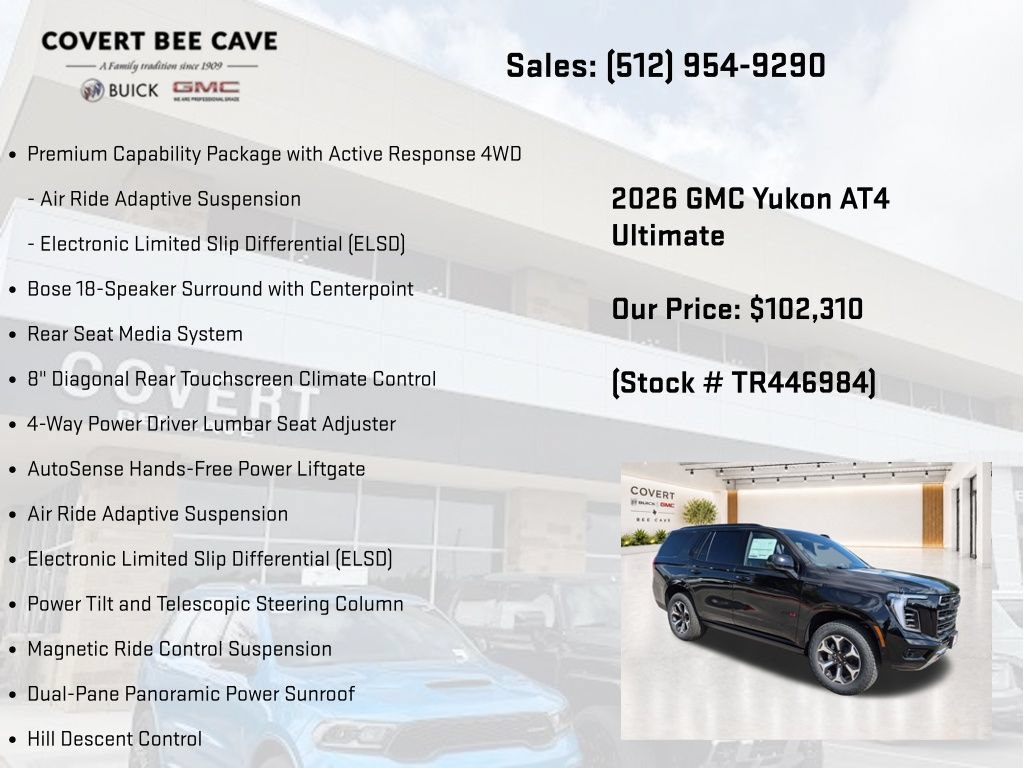 New 2026 GMC Yukon AT4 Ultimate AWD/4WD image 32