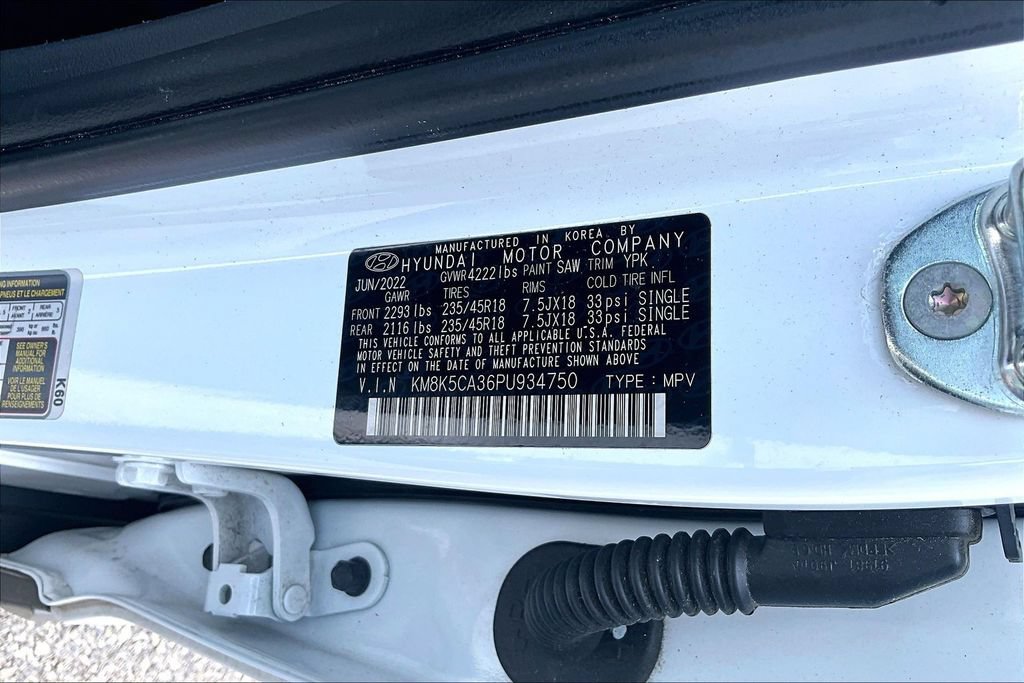 Used 2023 Hyundai Kona Limited AWD/4WD image 19