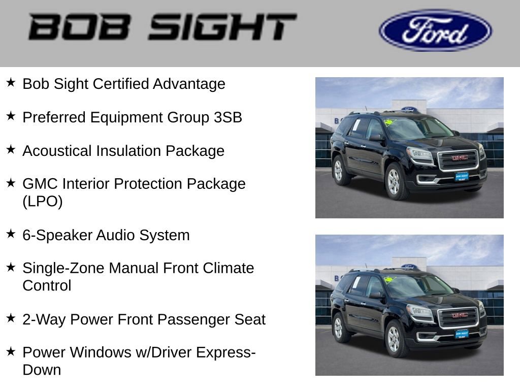 Used 2016 GMC Acadia SLE image 3