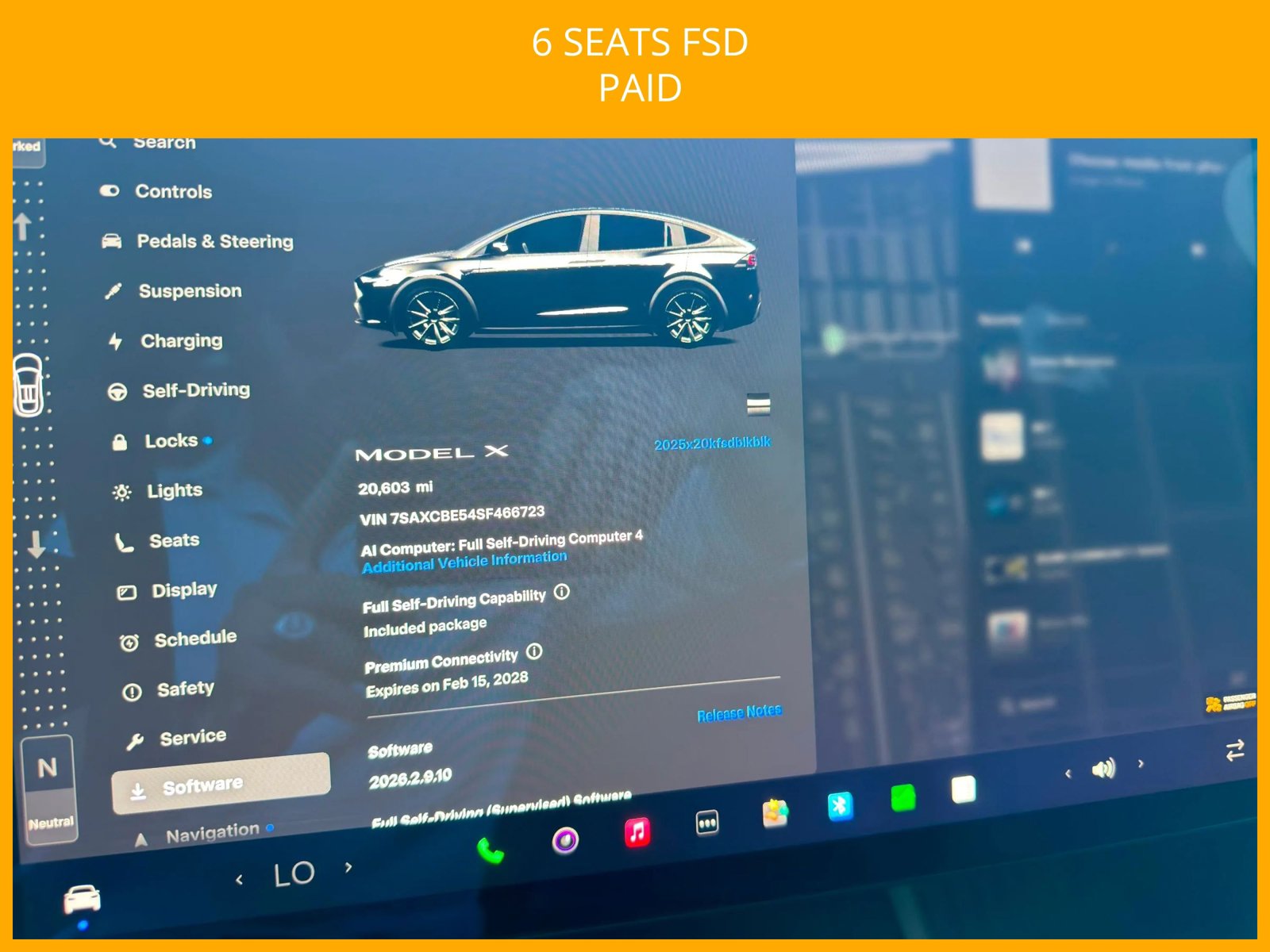 Used 2025 Tesla Model X AWD/4WD image 2