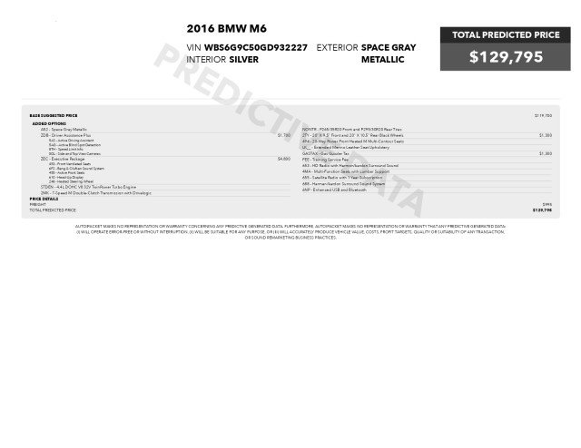 Used 2016 BMW M6 Convertible RWD image 3