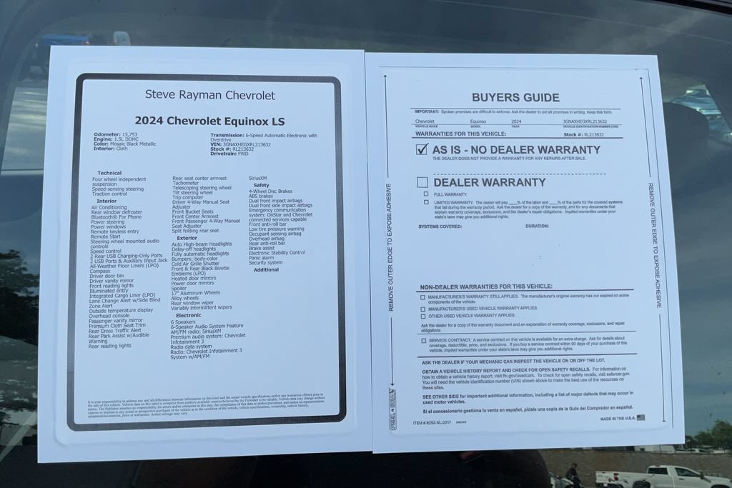 Certified 2024 Chevrolet Equinox LS w/ Driver Confidence II Package FWD image 26