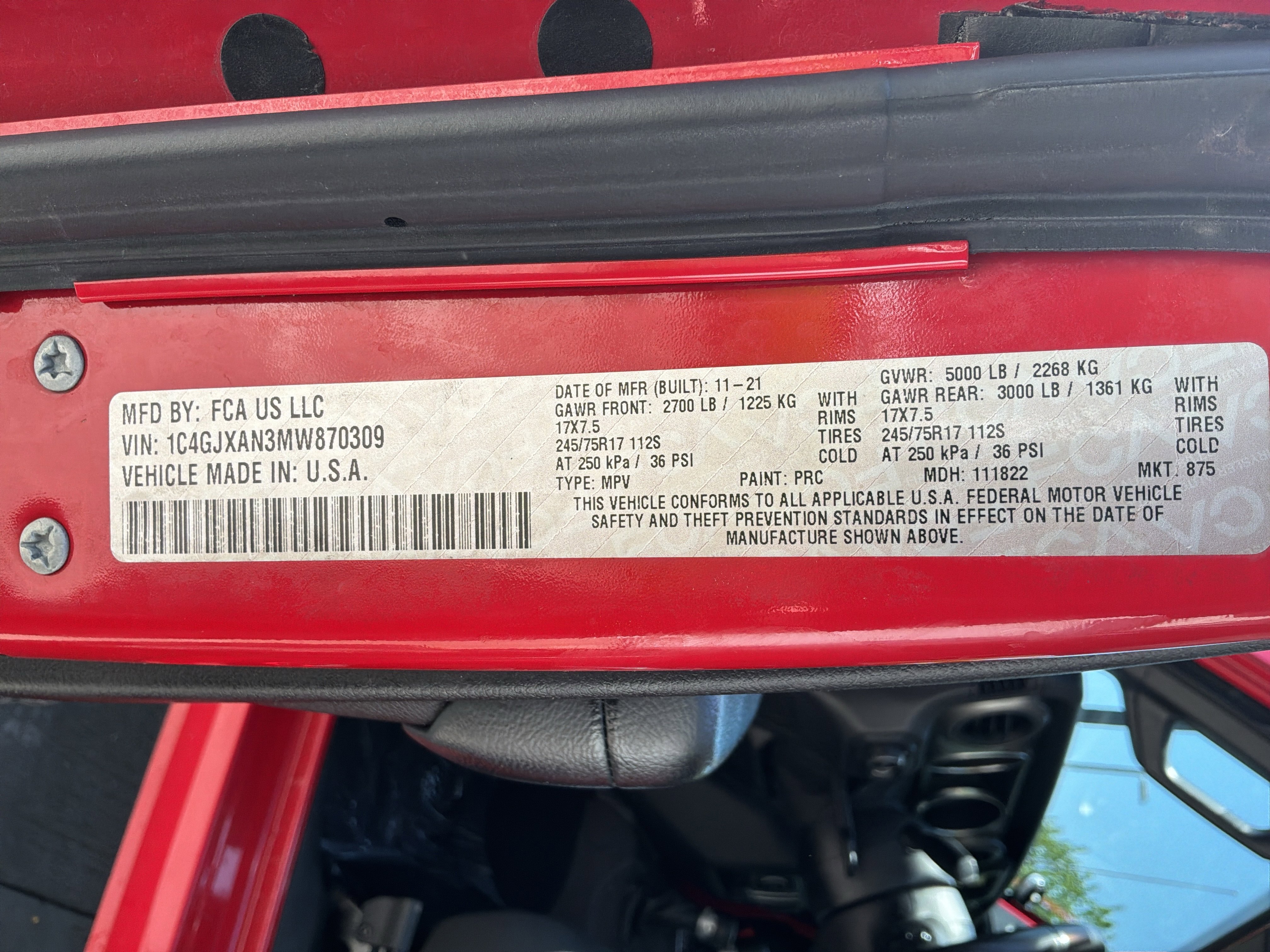 Used 2021 Jeep Wrangler Sport AWD/4WD image 34
