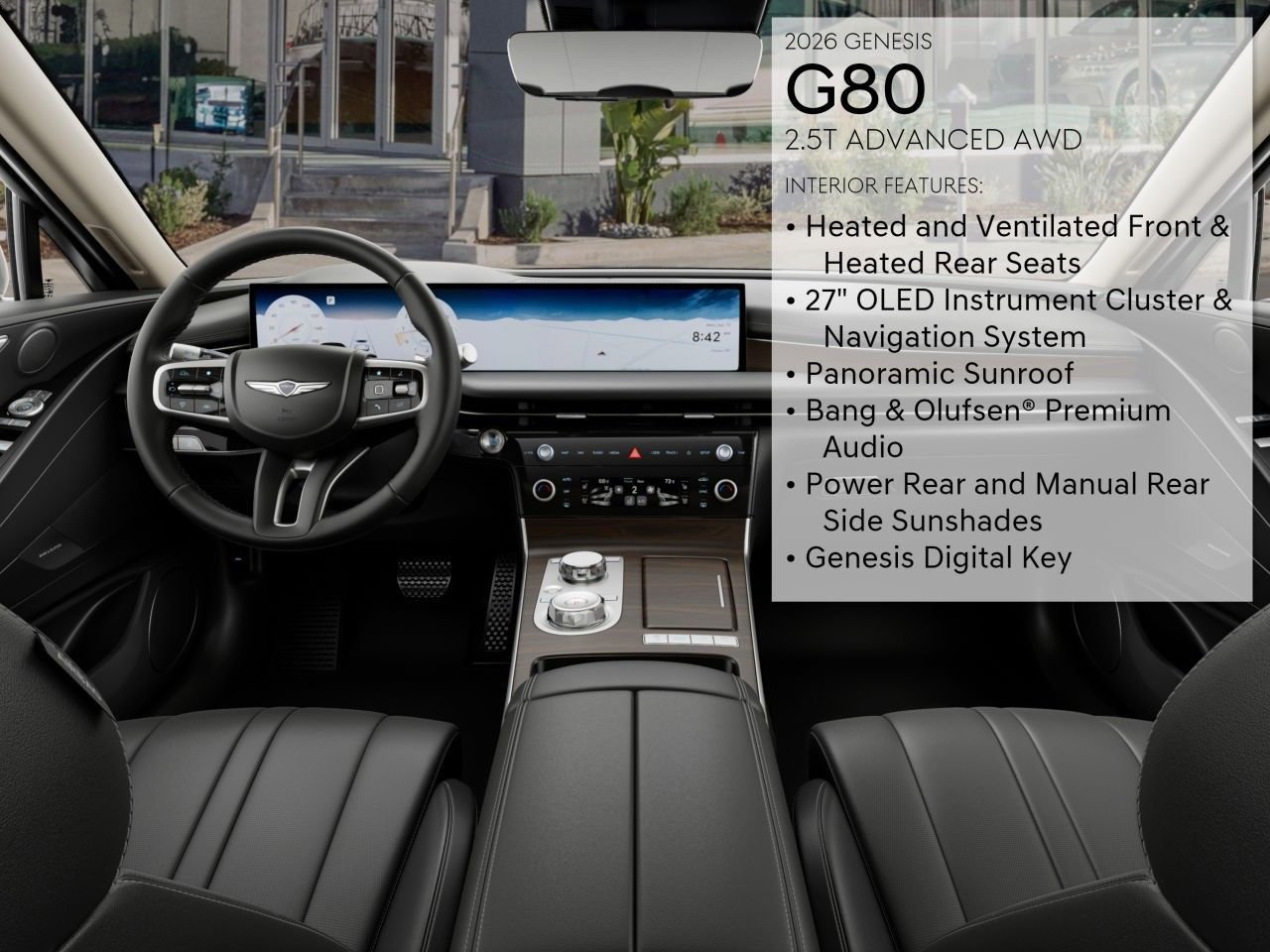 New 2026 Genesis G80 2.5T Advanced AWD/4WD image 21