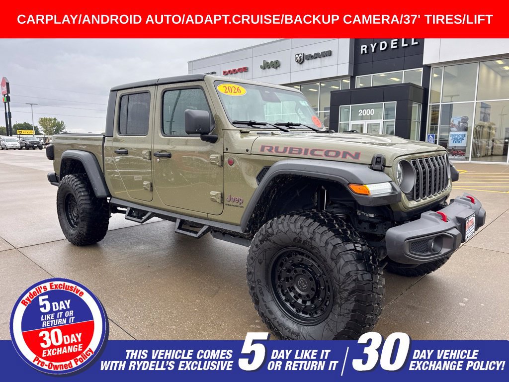 Certified 2026 Jeep Gladiator Rubicon AWD/4WD image 1