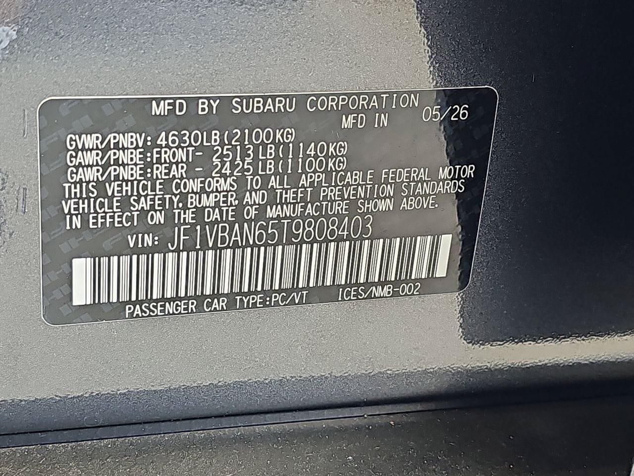 New 2026 Subaru WRX Limited w/ Accessory Package #2 AWD/4WD image 38