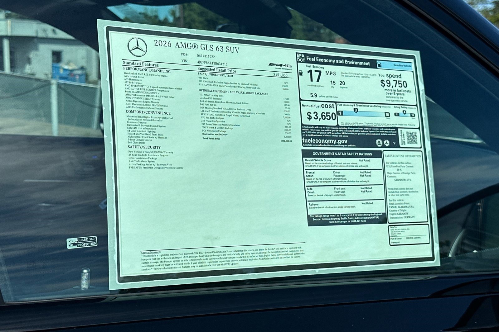 New 2026 Mercedes-Benz GLS 63 AMG 4MATIC image 31