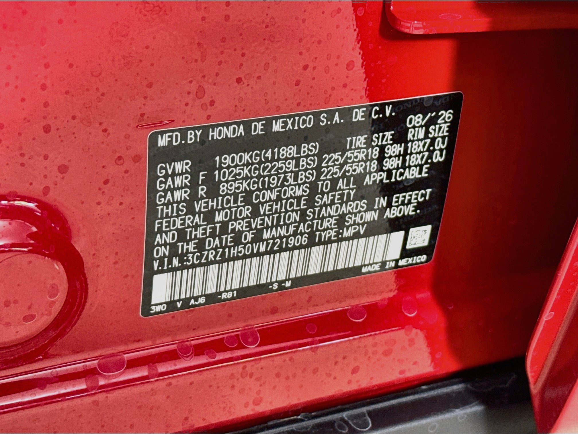 New 2027 Honda HR-V Sport image 36