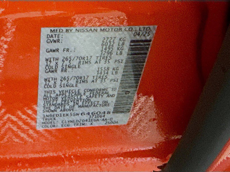 New 2025 Nissan Frontier PRO-4X image 29