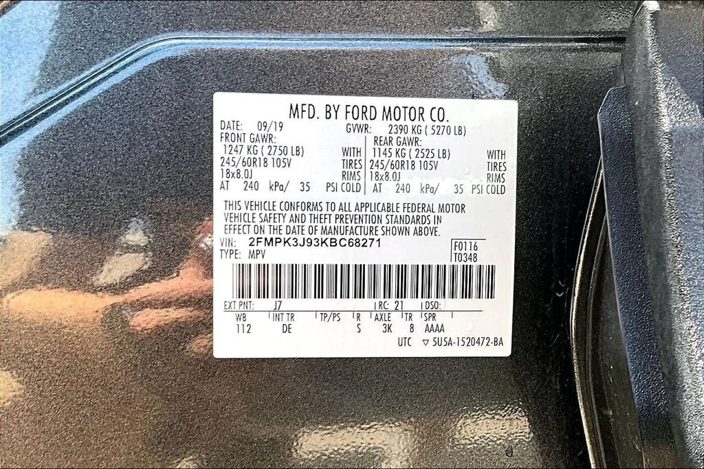 Used 2019 Ford Edge SEL w/ Equipment Group 201A AWD/4WD image 36