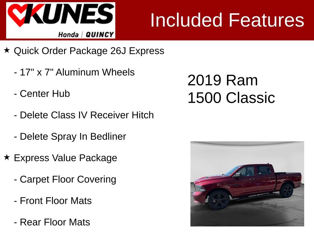Used 2019 RAM 1500 Express w/ Wheel & Sound Group AWD/4WD image 3