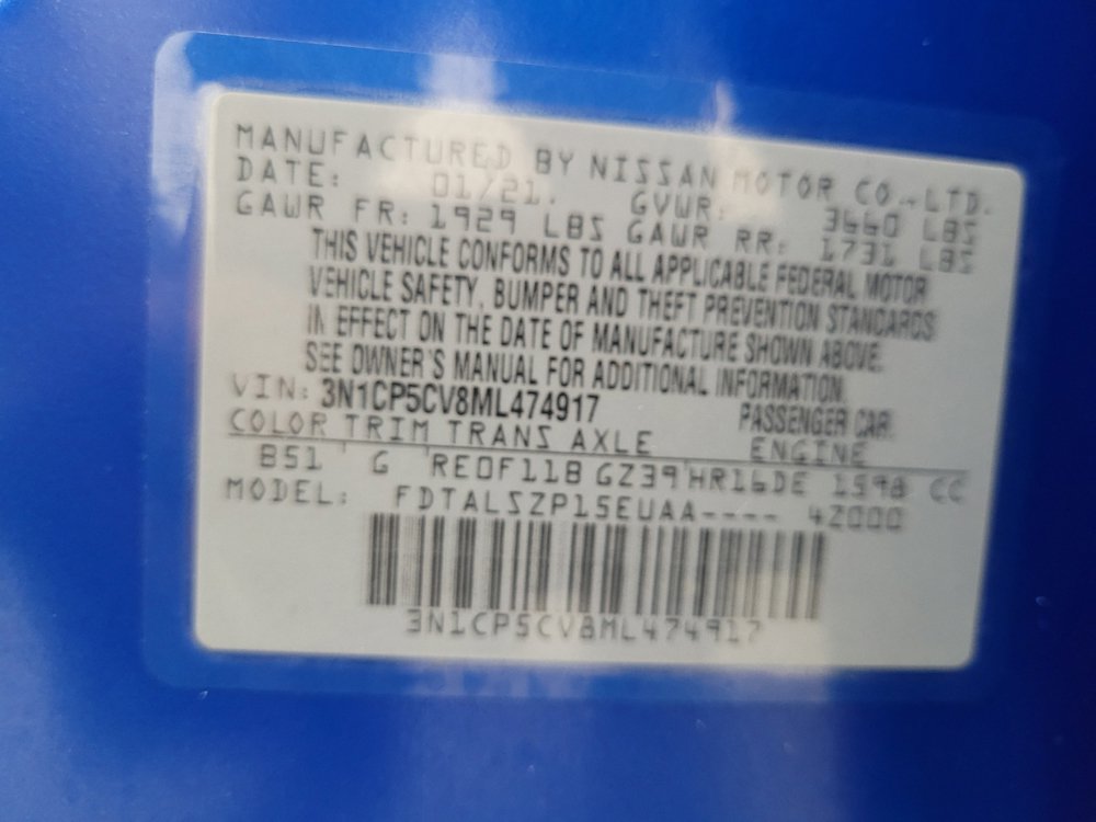 Used 2021 Nissan Kicks SV FWD image 33