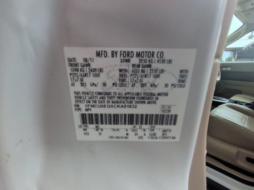 Used 2012 Ford Escape Limited FWD image 22