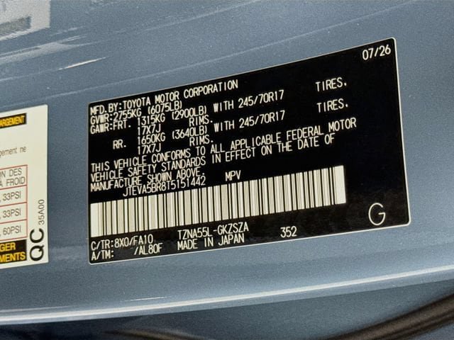 New 2026 Toyota 4Runner SR5 AWD/4WD image 30