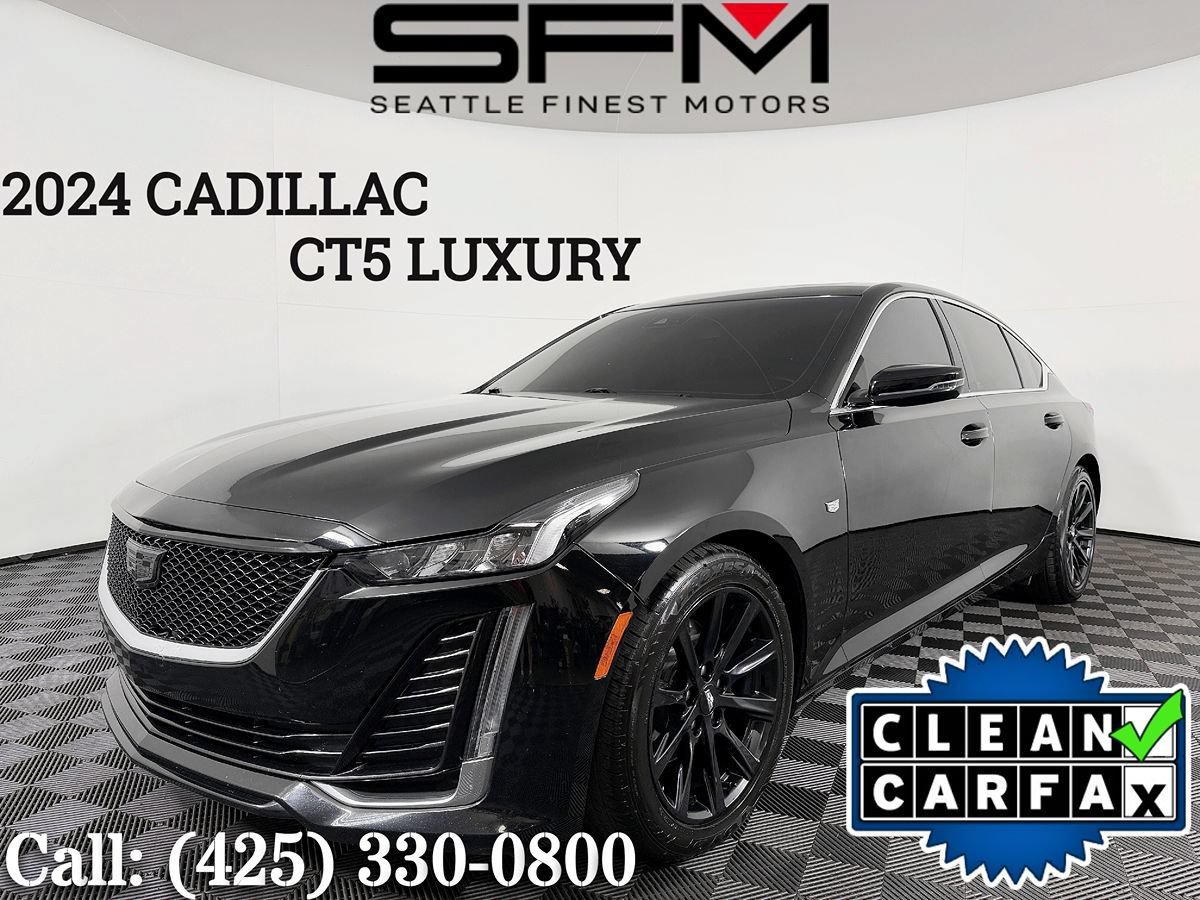 Used 2024 Cadillac CT5 Luxury w/ Sun And Sound Package RWD image 1