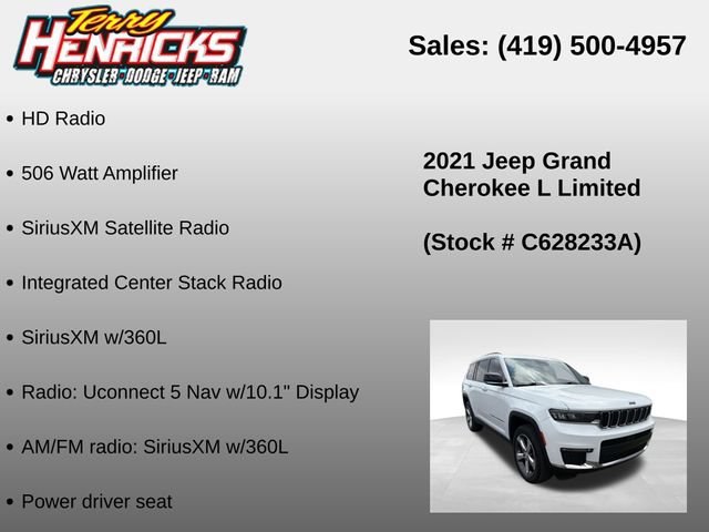 Used 2021 Jeep Grand Cherokee L Limited AWD/4WD image 23